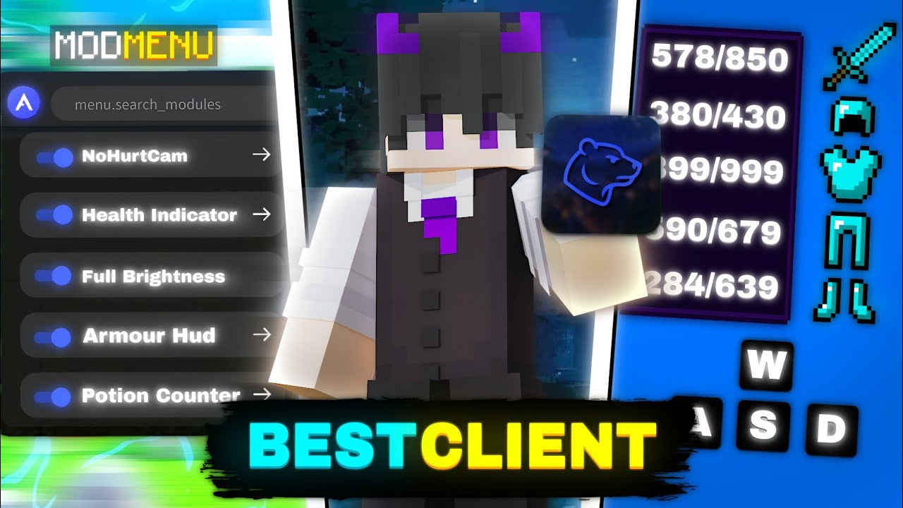 Top 5 INSANE Clients for MCPE 😱🔥 | FPS Boost + Smooth Gameplay (1.21.100+)🤯