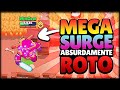 ESTO ES LO MAS ROTO QUE HE PROBADO NUNCA MEGABRAWLER CON SURGE ES UNA LOCURA- Brawl Stars - WithZack