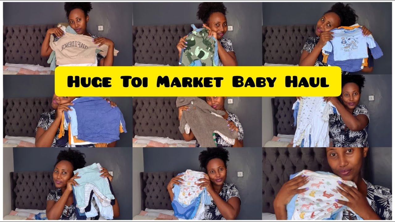 TOI MARKET BABY CLOTHES SHOPPING HAUL // PRICES ARE Ksh. 80, 100,150,200, 250, 300 // Mama Atarah