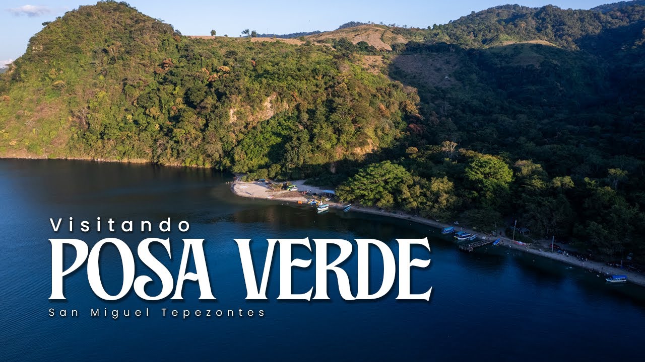 Poza Verde al Atardecer | Un paraíso natural visto desde los aires