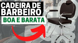 CADEIRA PARA BARBEIRO / CABELEIREIRO GIRATÓRIA A GÁS DO MERCADO LIVRE  (UNBOXING) 