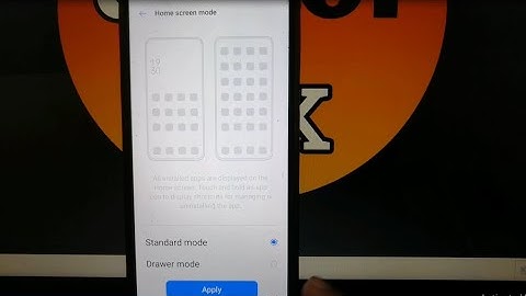 how to change home screen mode in realme c11 mobile