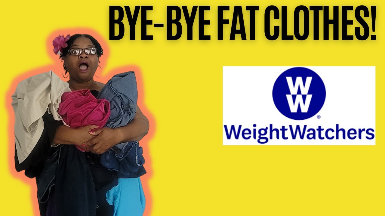 Cleaned out my closet. Getting rid of clothes that are too large after