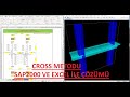 CROSS METODU (SAP2000 VE EXCEL İLE ÇÖZÜMÜ)