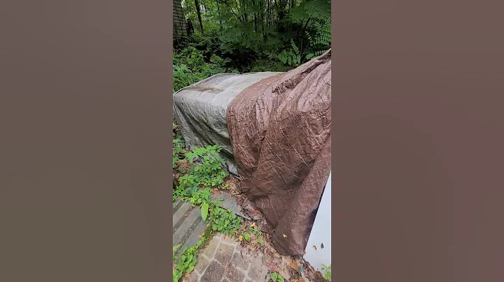 Big Block 455 1975 Oldsmobile 98 sitting for 10 years... uncovering and restoration to follow