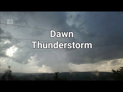 UK dawn thunderstorm, 26th June 2026