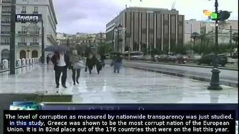 Greece: The most corrupt country in Europe