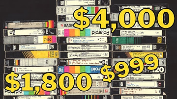 Top 10 Most Valuable VHS Tapes