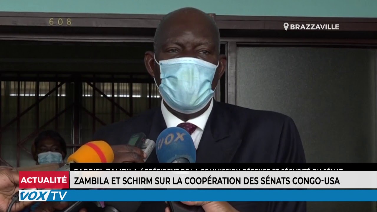 Zambila et Schirm sur la coopération des Sénats Congo-USA