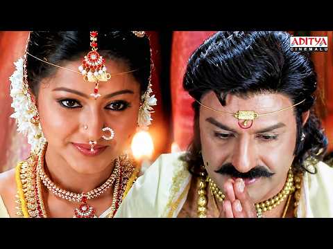 Balakrishna & Sneha Marriage Scene💍❤️| Pandurangadu Movie | Tabu | Telugu Movie | Aditya Cinemalu