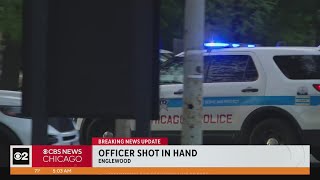 Search continues for suspects after CPD officer shot in hand in Englewood