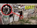 DRONE CATCHES THE RAKE AT HAUNTED ABANDONED BARN!! (HE&#39;S REAL!)