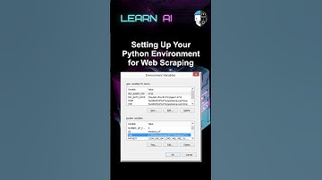 Setting Up Your Python Environment for Web Scraping #ai #artificialintelligence #machinelearning