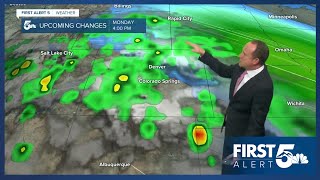 Drying out, with well above normal temperatures through mid-week