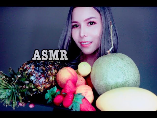 ASMR ไทย🇹🇭 F r u i t S o u n d 🍓🍋🍑🍍🍏🍈🍎