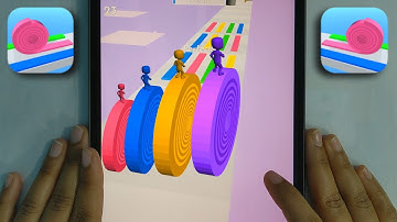 Layers Roll #5 All Levels Gameplay IOS Handcam