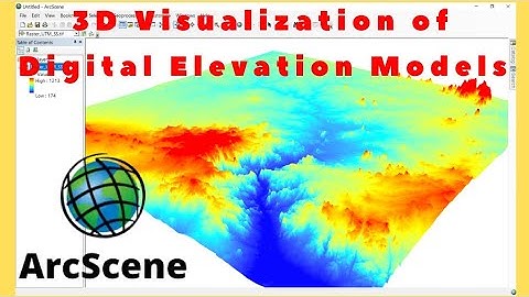 3D Visualization of DEM in ArcScene