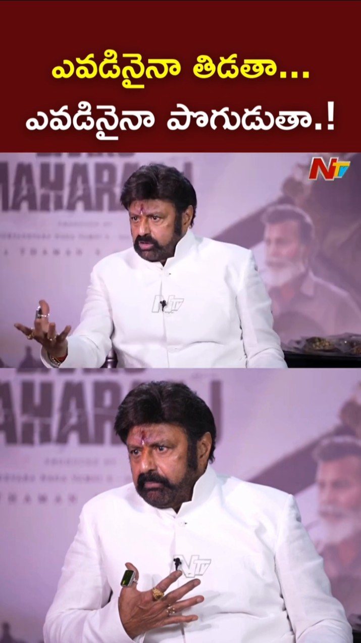 ఎవడినైనా తిడతా...ఎవడినైనా పొగుడుతా.! l Balakrishna l NTV