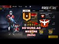 DO OURO AO MESTRE JOGANDO SOLO - TEMPORADA 19 - Free Fire - MOBILE!!!