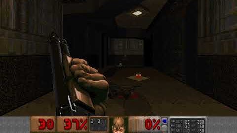 Doom 64 for Doom II  - Map01: Staging Area - UV-Speed 00:40