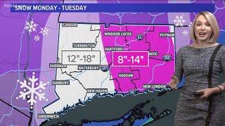 Some CT towns see over a foot of snow during Nor'easter