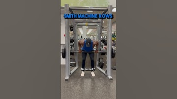 Smith Machine Row: Proper Form #backworkout #fitness #muscle