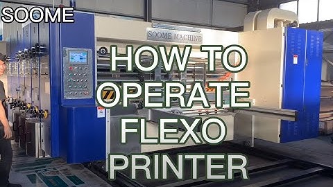 How to operate flexo printer slotter diecutter to produce corrugated carton box package