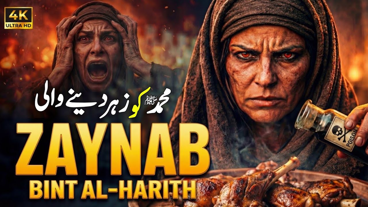 Zainab Bint Al-Harith Ne Rasool ﷺ Ko Zehar Kyun Diya? |  زینب بنت الحارث کا انجام | Qissa Khana