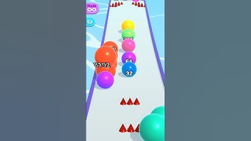 ball run 2048 level 62 gameplay | ball run 2048 android #shorts
