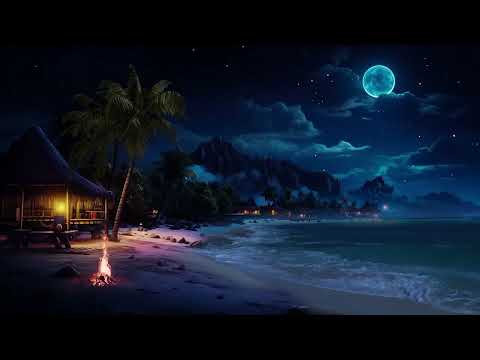 Beachside Getaway: A perfect night with Lofi music ✨