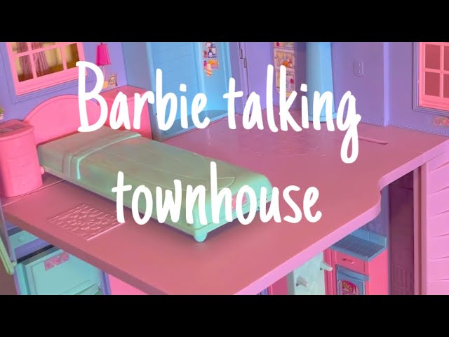 2002 barbie talking townhouse