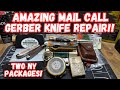 Amazing mail call  vintage gerber knife repair