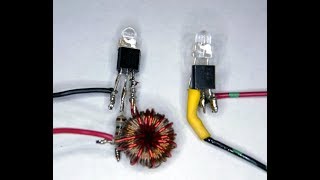 Joule Thief, No Toroid Coil - How to Build