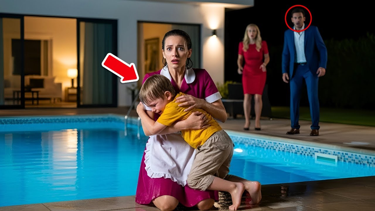 La Empleada Escondió al Hijo del Multimillonario — Porque Su Prometida Planeaba Otro Accidente