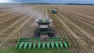 Finishing a Cut of Corn!  Mathes Farms 2017