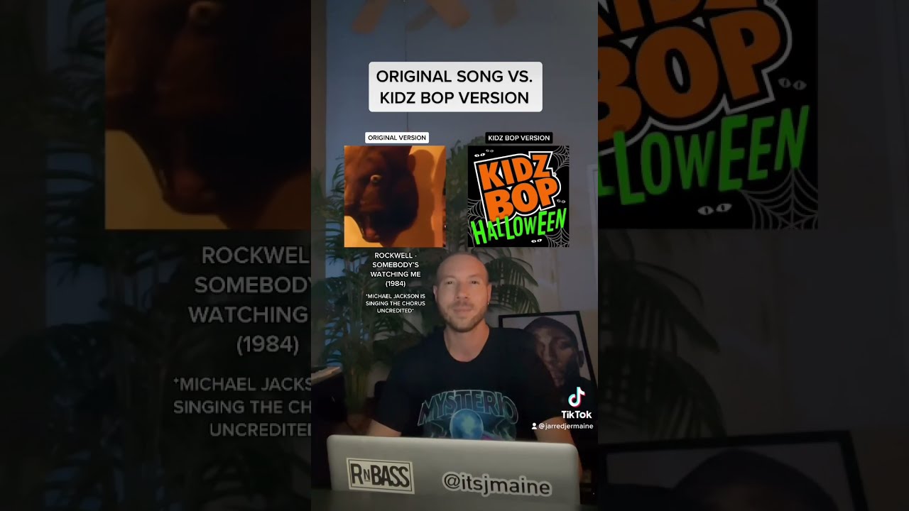 Original Song Vs Kidz Bop Version Rockwell Somebody S Watching Me Shorts Michaeljackson Music