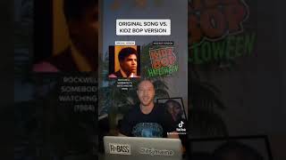 Original Song Vs. Kidz Bop Version: Rockwell - Somebody’s Watching Me #shorts #michaeljackson #music