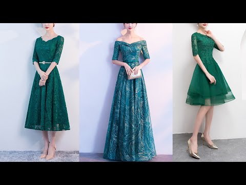 green-evening-dresses|lace-prom-dresses|mother-of-bride-dresses-2018-new