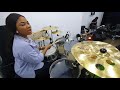 MEET YOUR DRUMMER GIRL | teaching my drummer | Drum Techniques 🤣 #mercychinwo #funnyvideo #drums