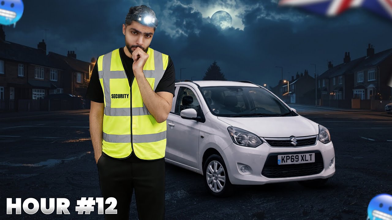 A Day in the Life of a UK Night Security Guard 🇬🇧 | Whole Night Outside in Freezing Cold 🥶