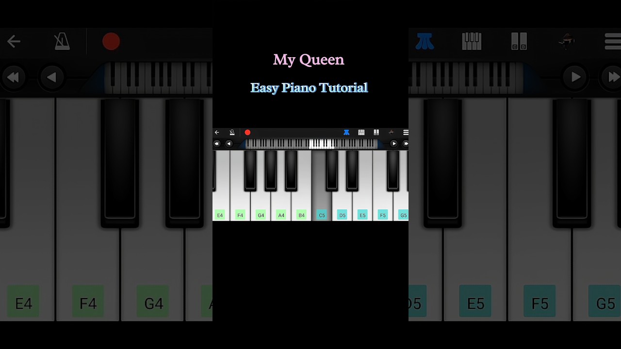 Baat Koi Syani Likhdu Ke- Easy Piano Tutorial | Instagram Trending Song |