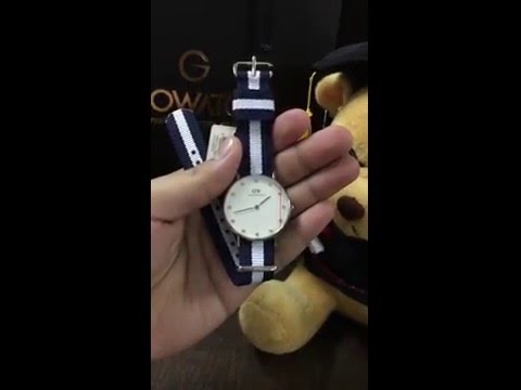 Daniel Wellington Women's 0963DW Classic Glasgow Analog Display Quartz Multi-Color Watch