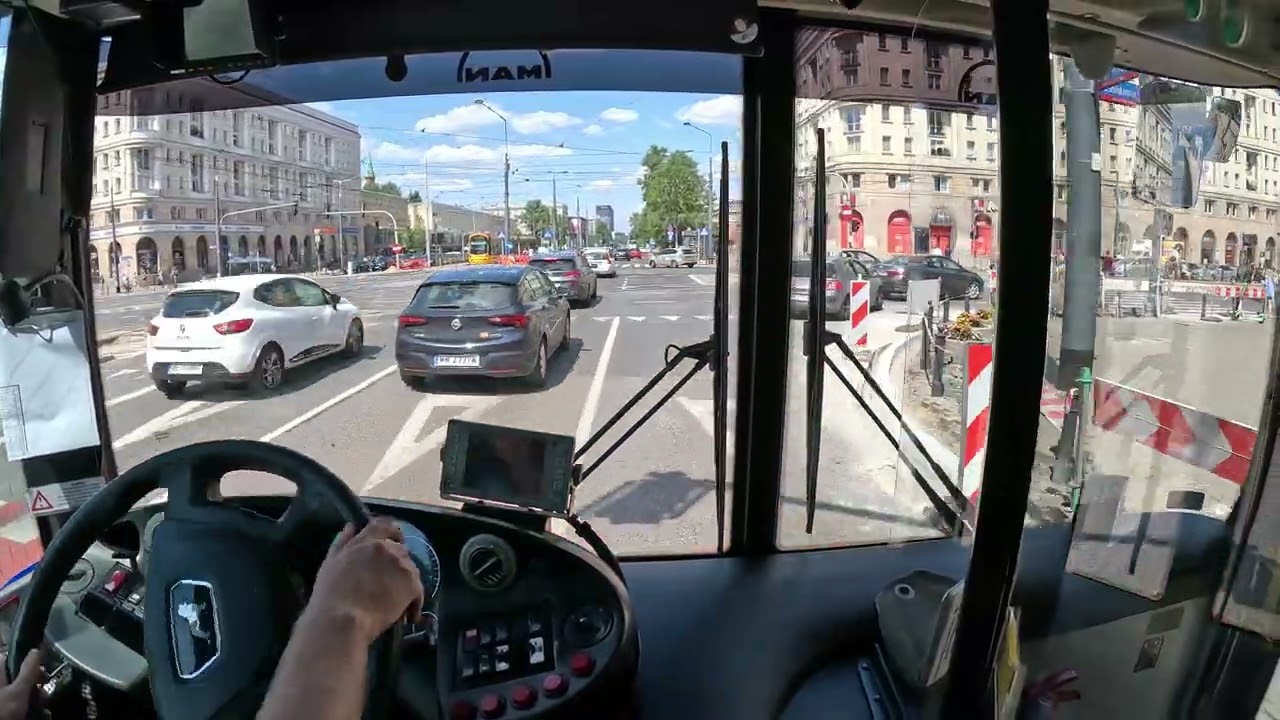 Autobusem po Warszawie 9 - Linia 160 - MAN NG363 Lion's City G #3410 MZA Warszawa