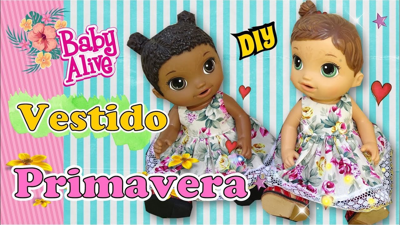 Como un Vestido Muñecas Baby Alive Tutorial DIY - YouTube