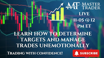 Learn How to Determine Targets and Manage Trades Unemotionally