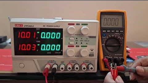 Power Supply Basic Operation Model UNIT UTP3305-II PART 3