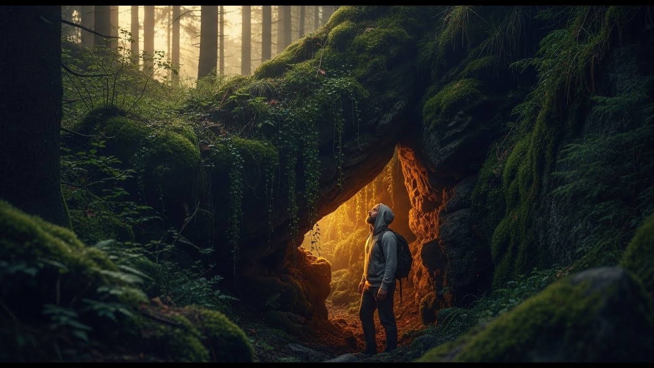 Abandoned Mountain Cave to Ultimate Survival Hideout – Cinematic Build