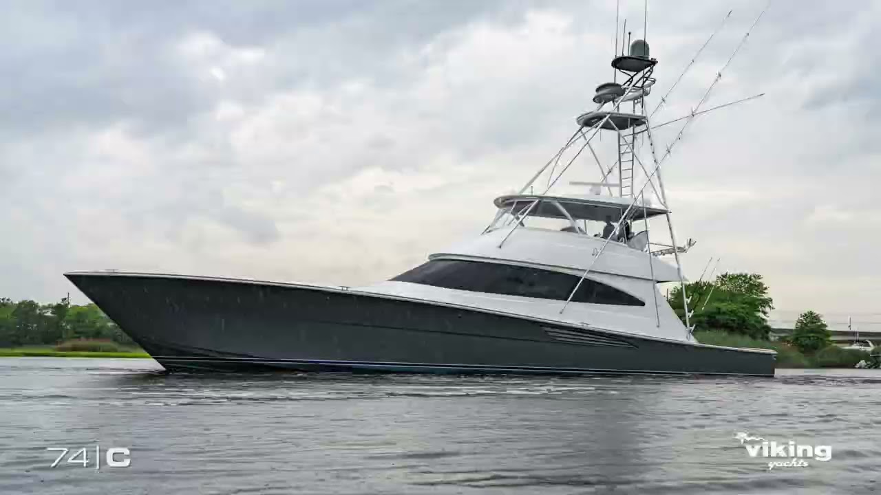 Viking Yachts Announces The All-New Viking 74 Convertible - YouTube
