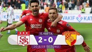 Demir Grup Sivasspor (2-0) Göztepe | 15. Hafta - 2018/19