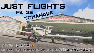 MSFS! Just Flight's Piper Tomahawk + My Real World Experience With It!